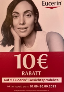 EUCERIN Gesichtsprodukte 10€ Rabatt